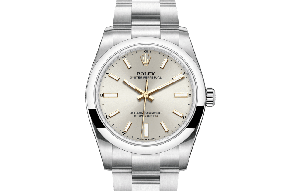 Rolex Oyster Perpetual 34 in Oystersteel m124200 0001