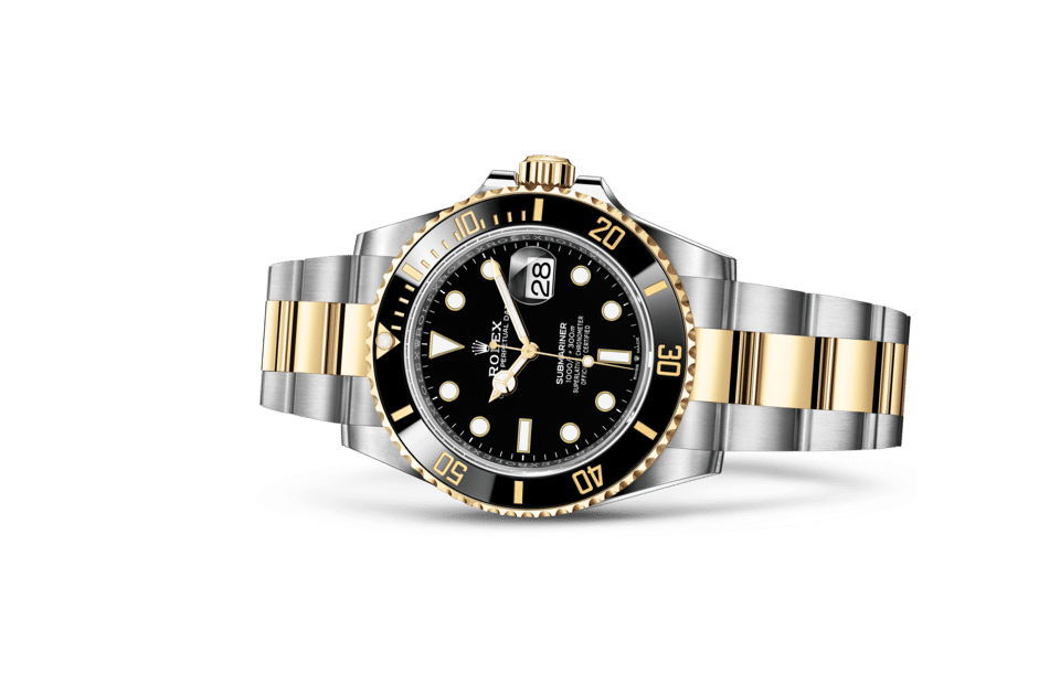 Gold best sale silver submariner