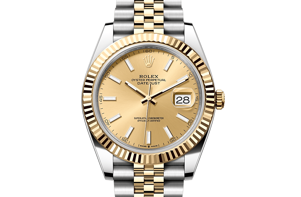 Rolex Datejust 41 in Oystersteel and gold, M126333-0010 | Washington ...