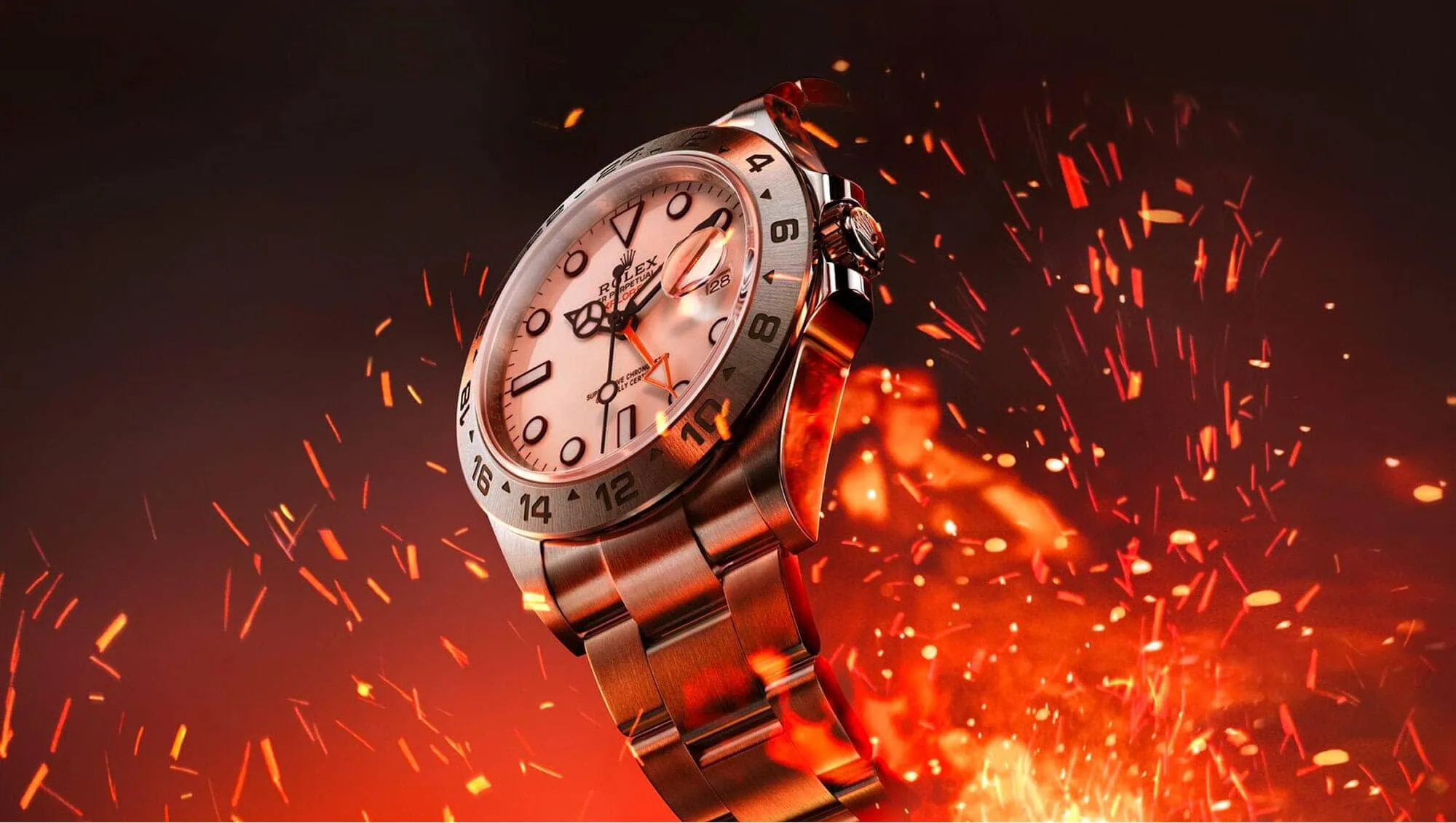 Rolex Explorer II on Hand - Washington Watches
