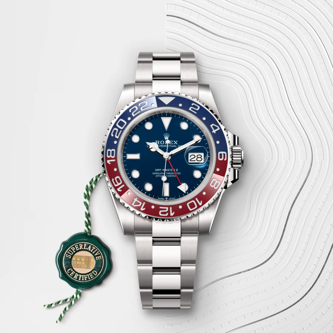 Rolex GMT-Master II 18 ct white gold, M126719BLRO-0003