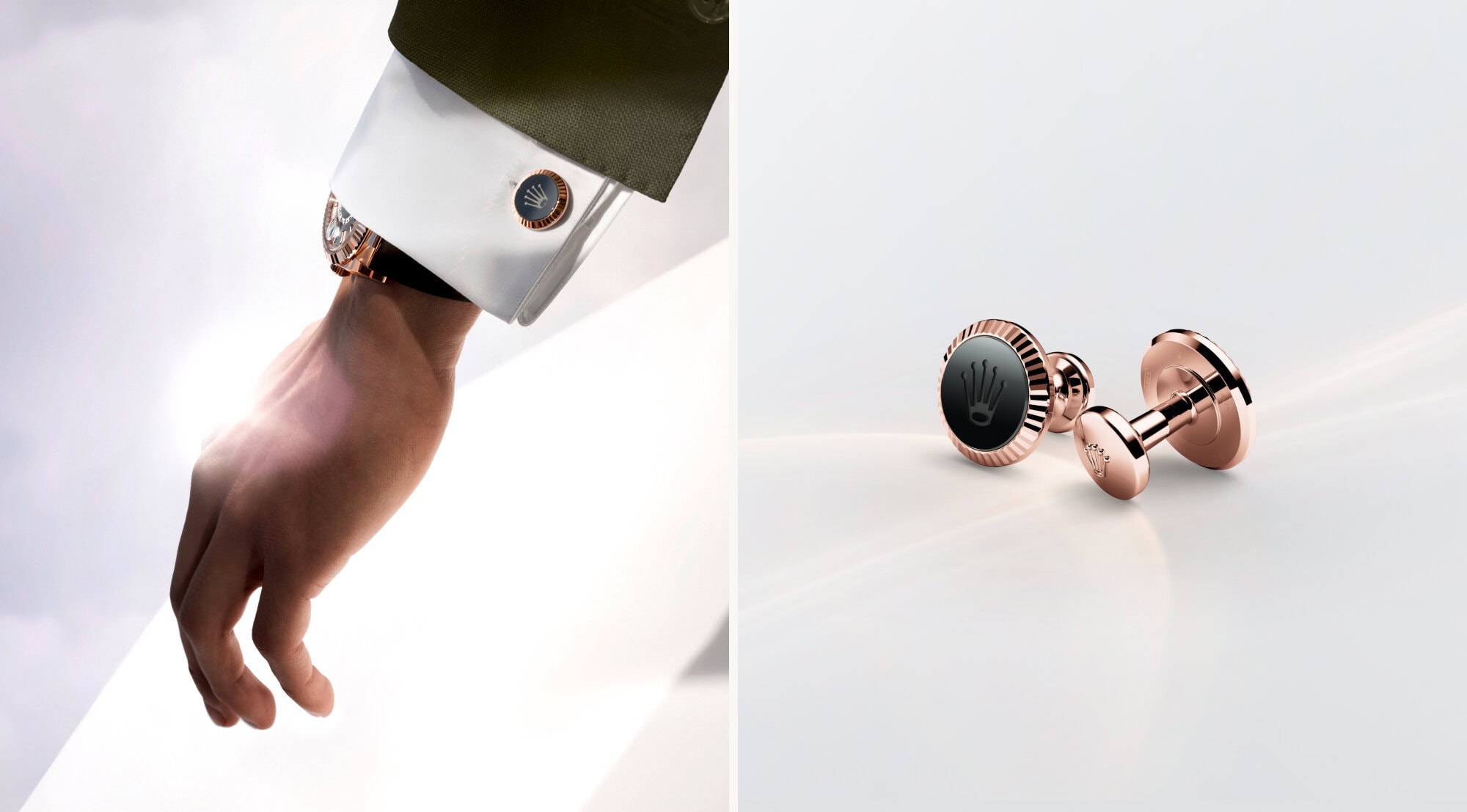 Rolex ‘Fluted’ Cufflinks - Washington Watches